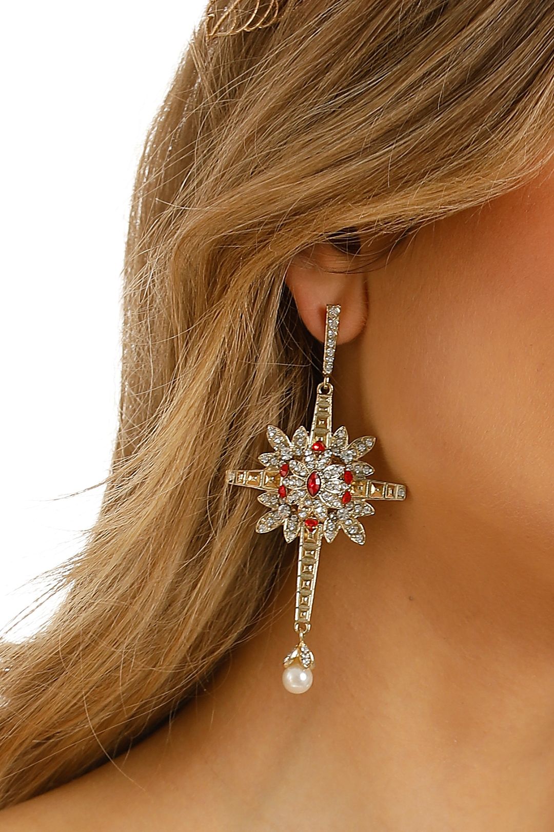 Evangelista Cross Earrings By Adorne GlamCorner