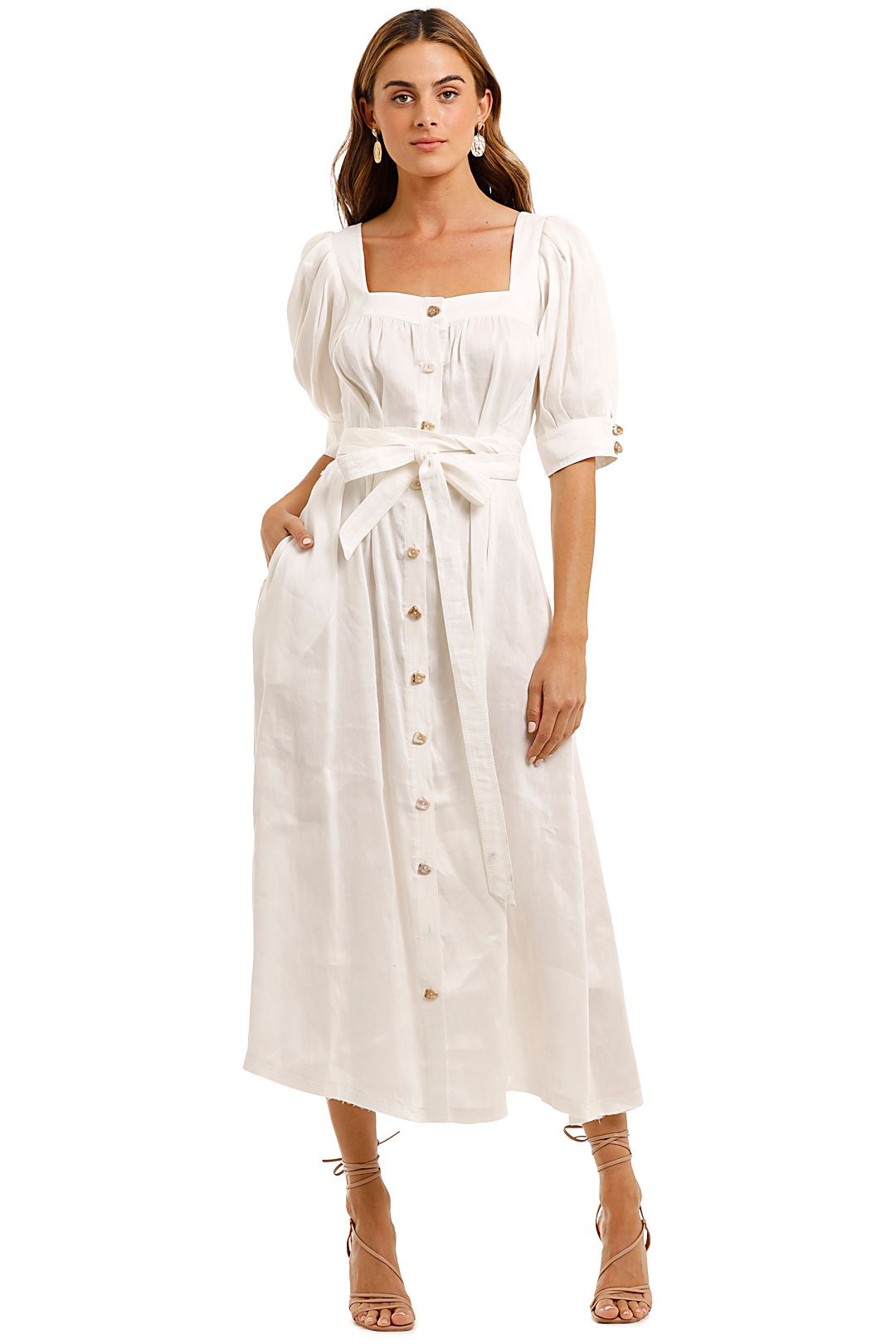 Aspect Midi Dress | AJE | GlamCorner