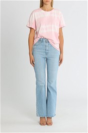 AJE Aster Tee Rose Pink White