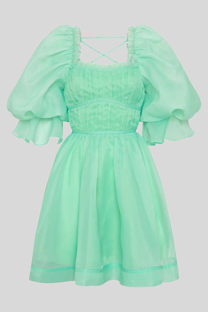 AJE Astrid Tie Back Mini Dress