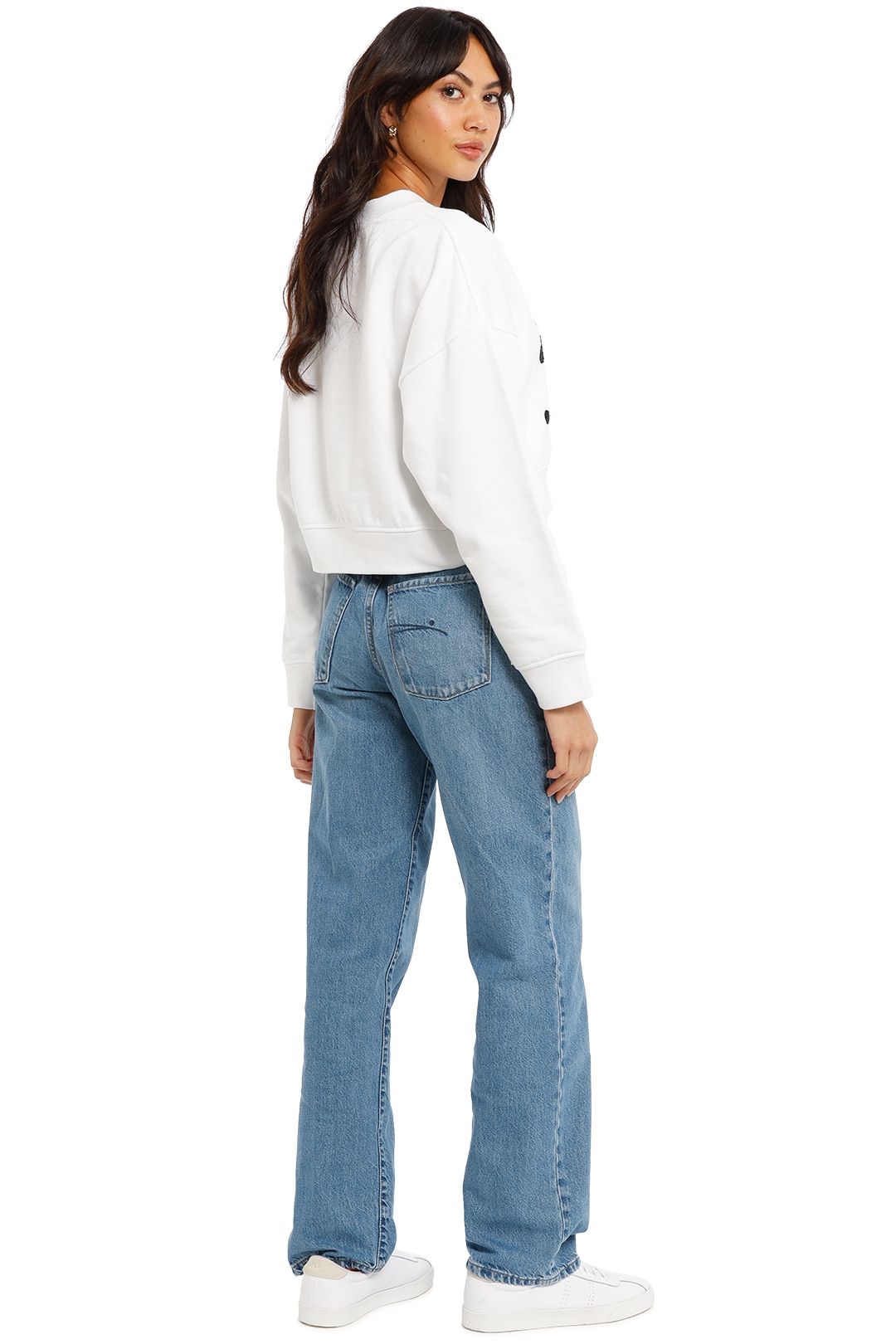 Aje crop sweater top