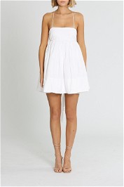 AJE Cantina Mini White Dress