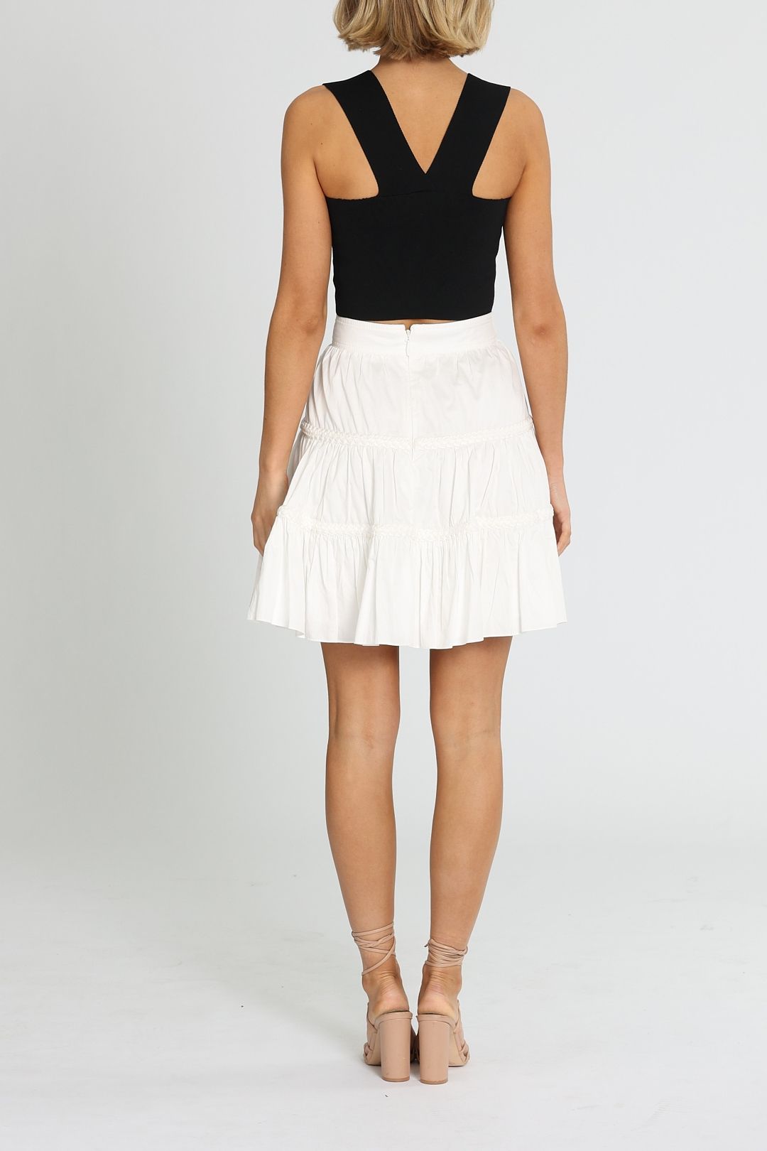 AJE Casabianca Mini Skirt Back Zip