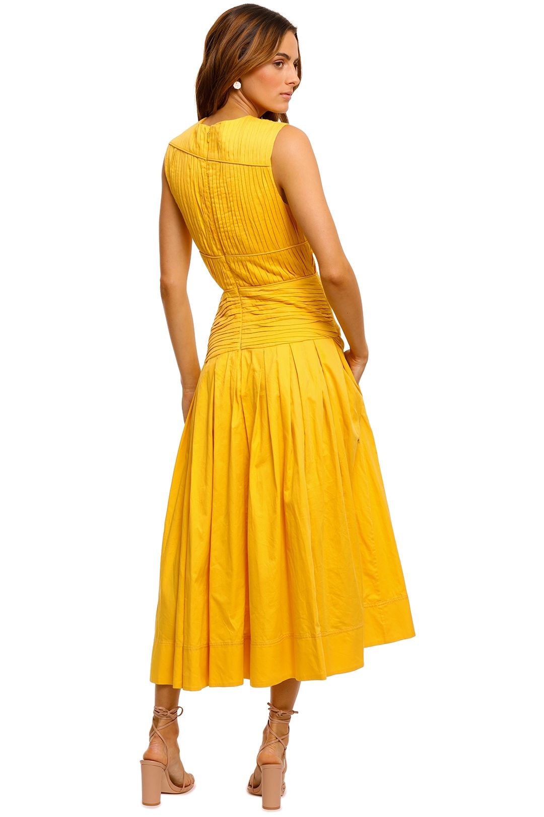 Hire Cascade Cut Out Dress | AJE | GlamCorner Hire Cascade Cut Out Dress | AJE | GlamCorner
