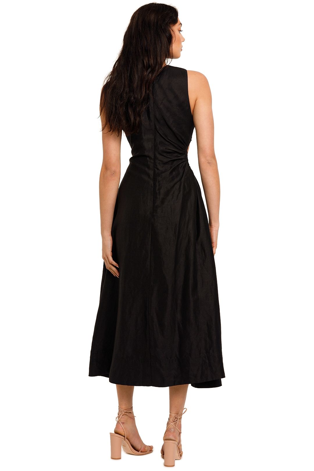 white christmas dresses Clay Belted Mini Dress | Black main image 1