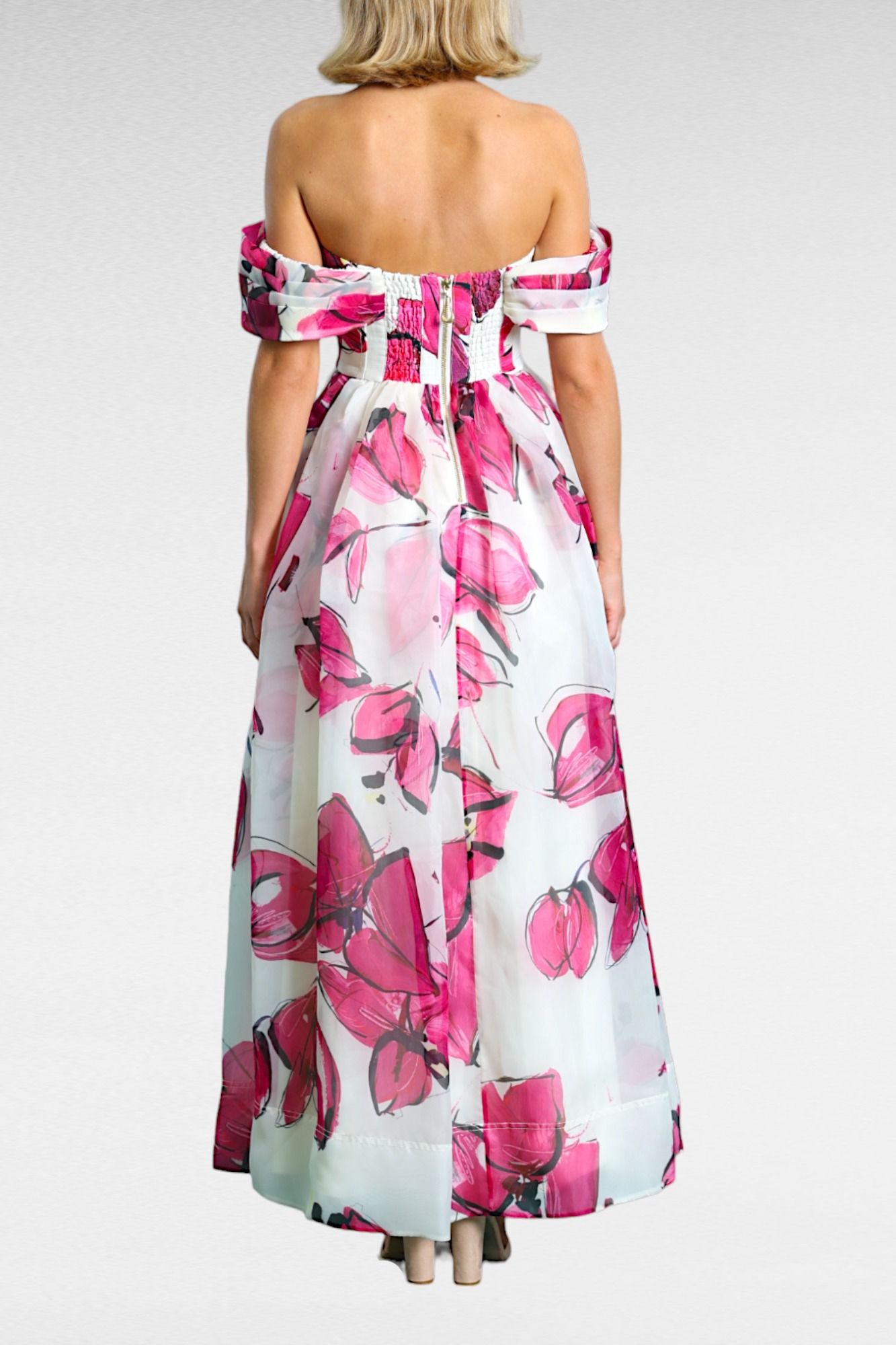 Hire Cordelia Corseted Maxi Dress AJE GlamCorner