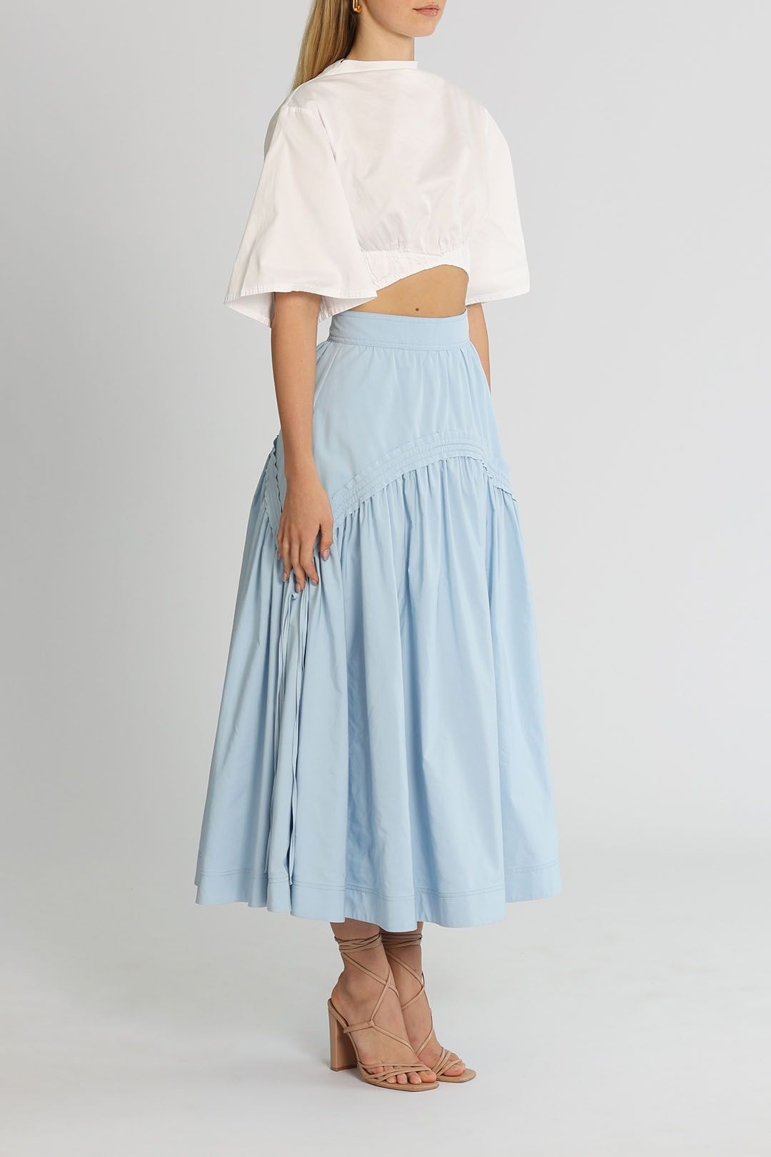 Hire Cosmos Midi Skirt in Blue | AJE | GlamCorner