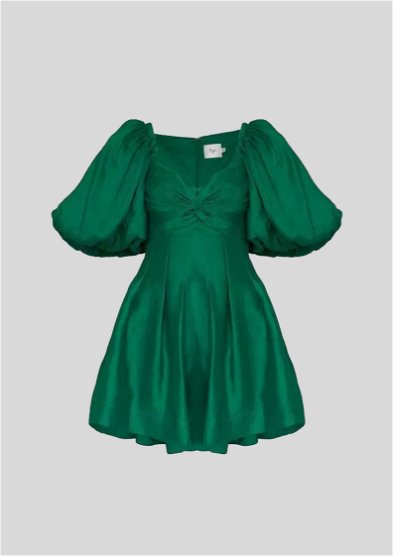 slim fit dress slacks Aje - Cherished Puff Sleeve Midi Dress main image 1