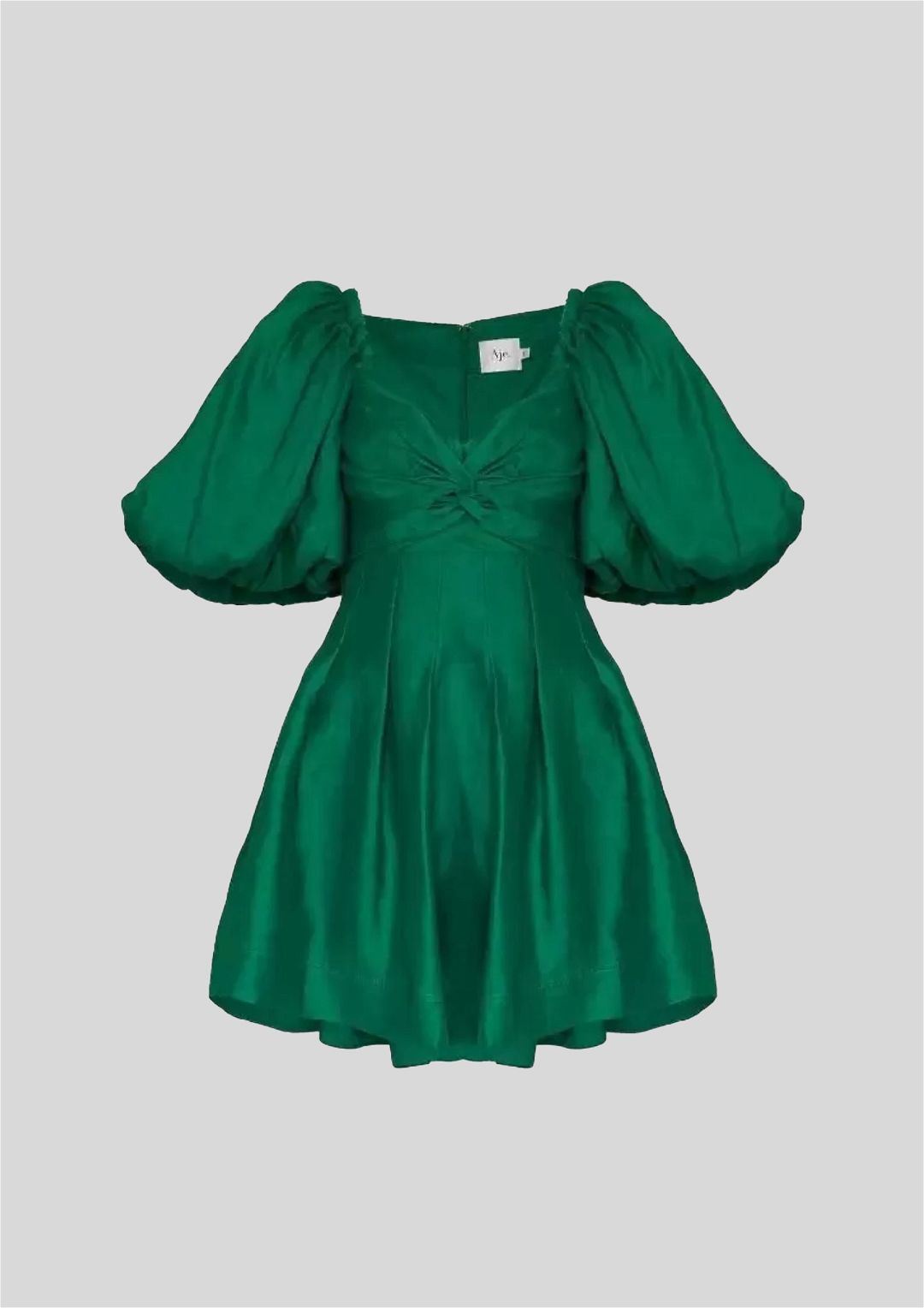 slim fit dress slacks Army Green Prom Dresses Ball Gown Satin Puffy Sleeves main image 0