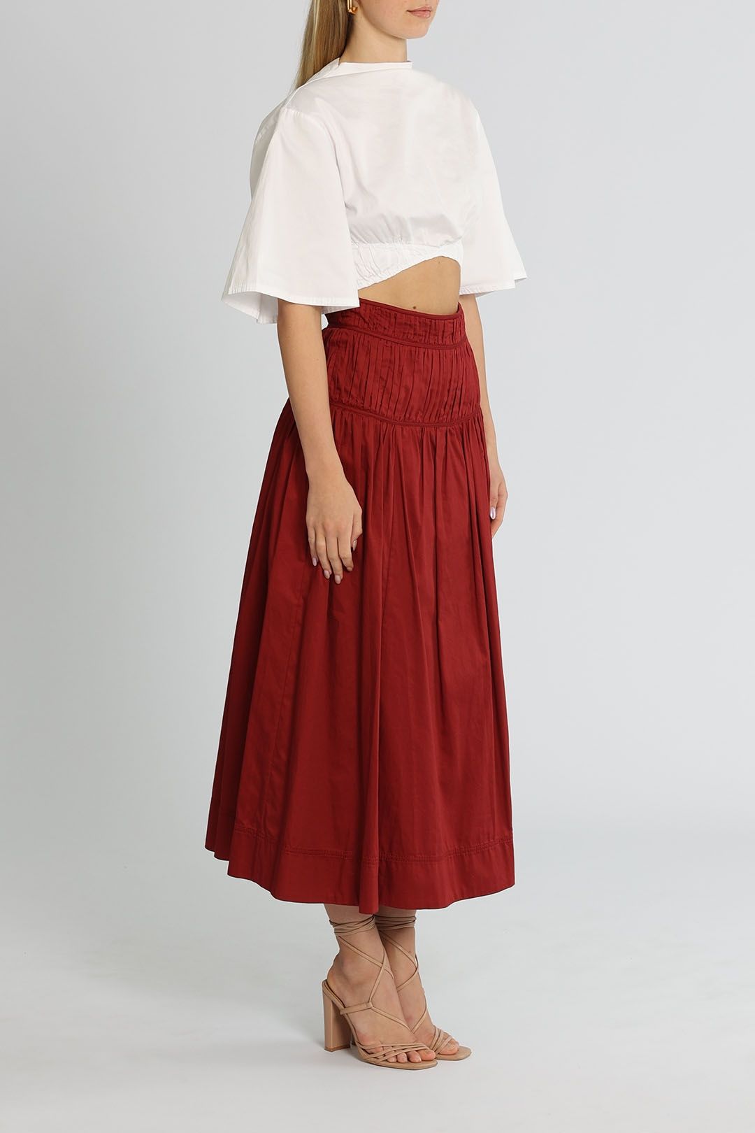 Hire Enamour Midi Skirt AJE GlamCorner