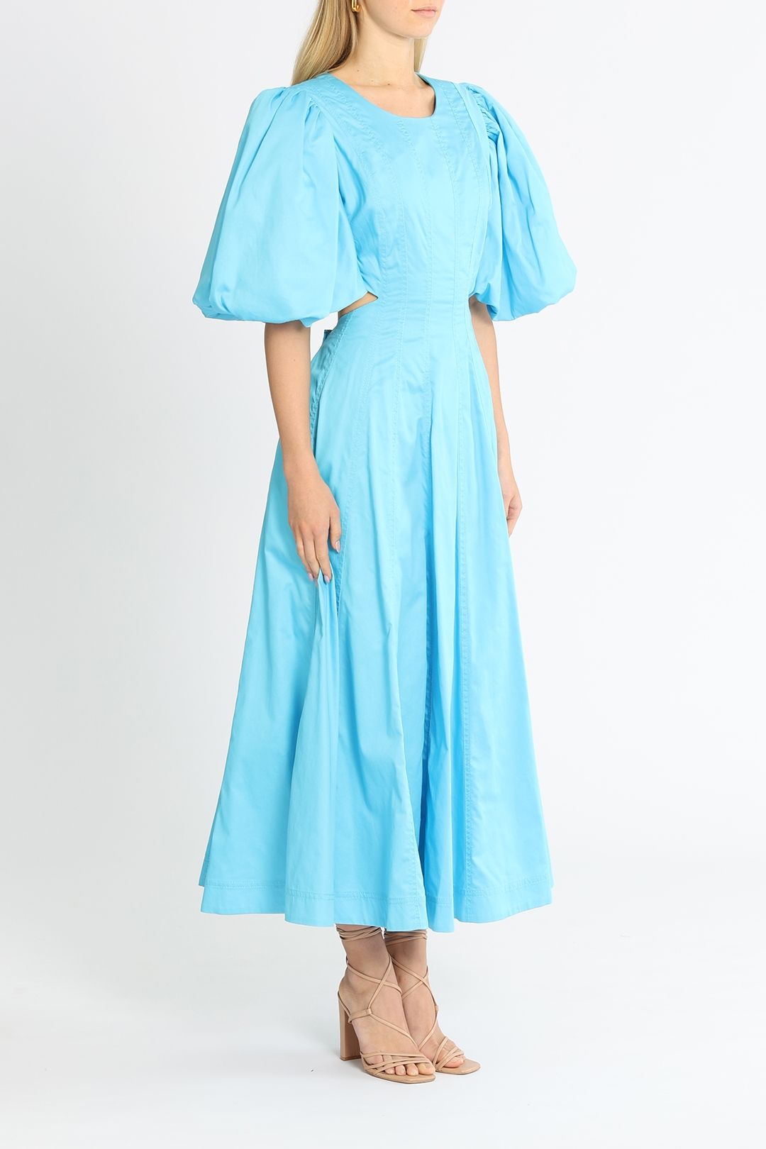 knee length dresses for ladies Aje Fallingwater Midi Passion For Fashion Dress Hire main image 1