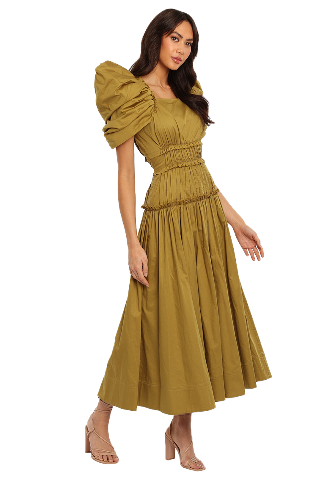 knee length dresses for ladies Aje FERNANDA Midi Dress