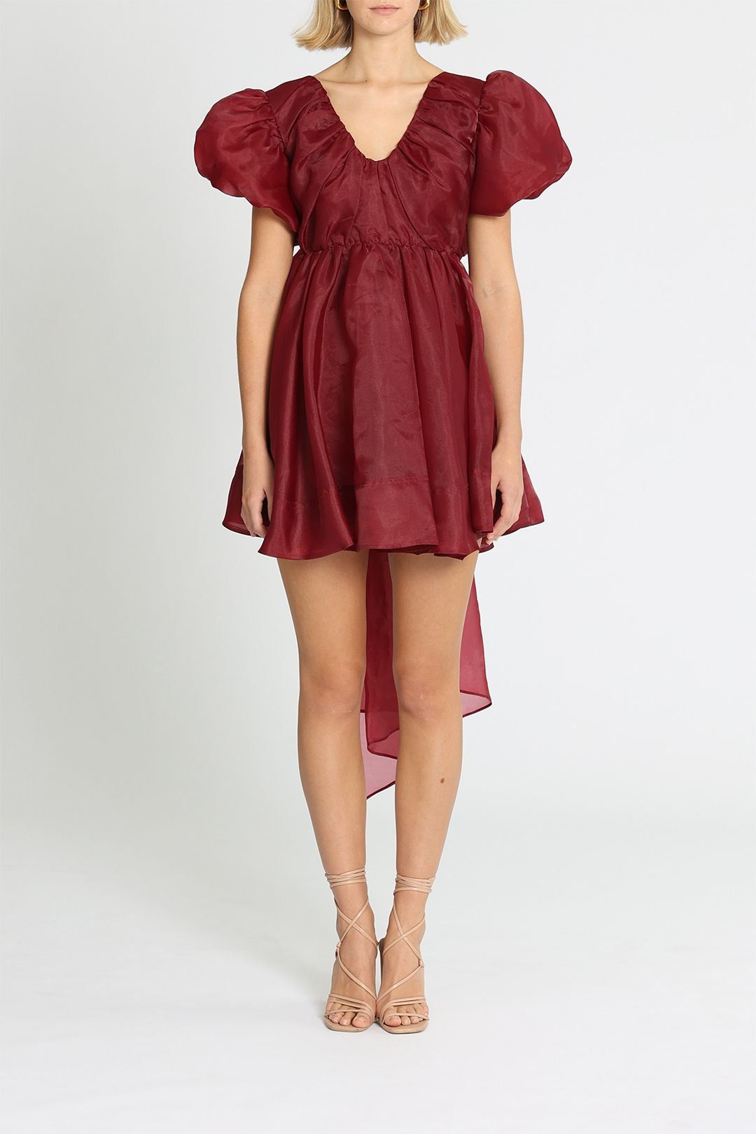 Hire Gretta Organza Mini Dress Aje GlamCorner