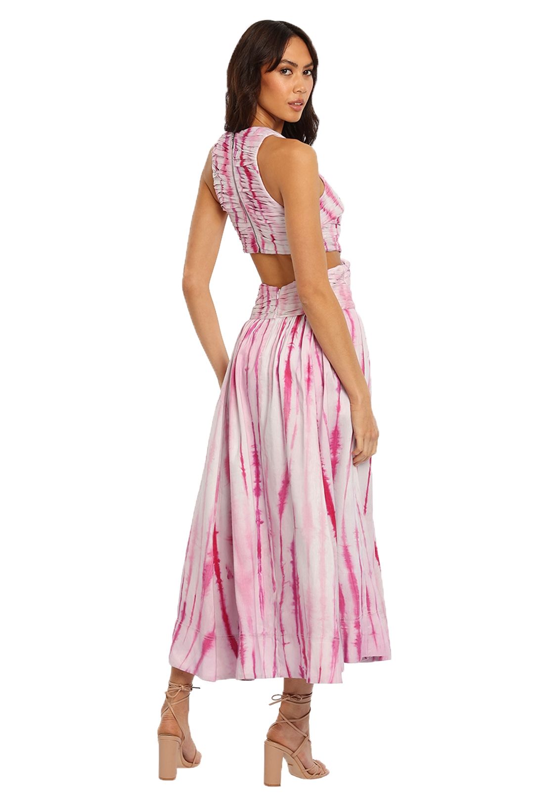 Hire Introspect Ripple Midi Dress | AJE | GlamCorner Hire Introspect Ripple Midi Dress | AJE | GlamCorner