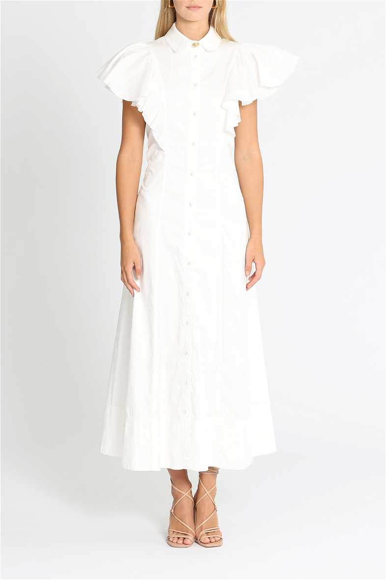 knee length dresses for ladies Aje - Synergy Midi