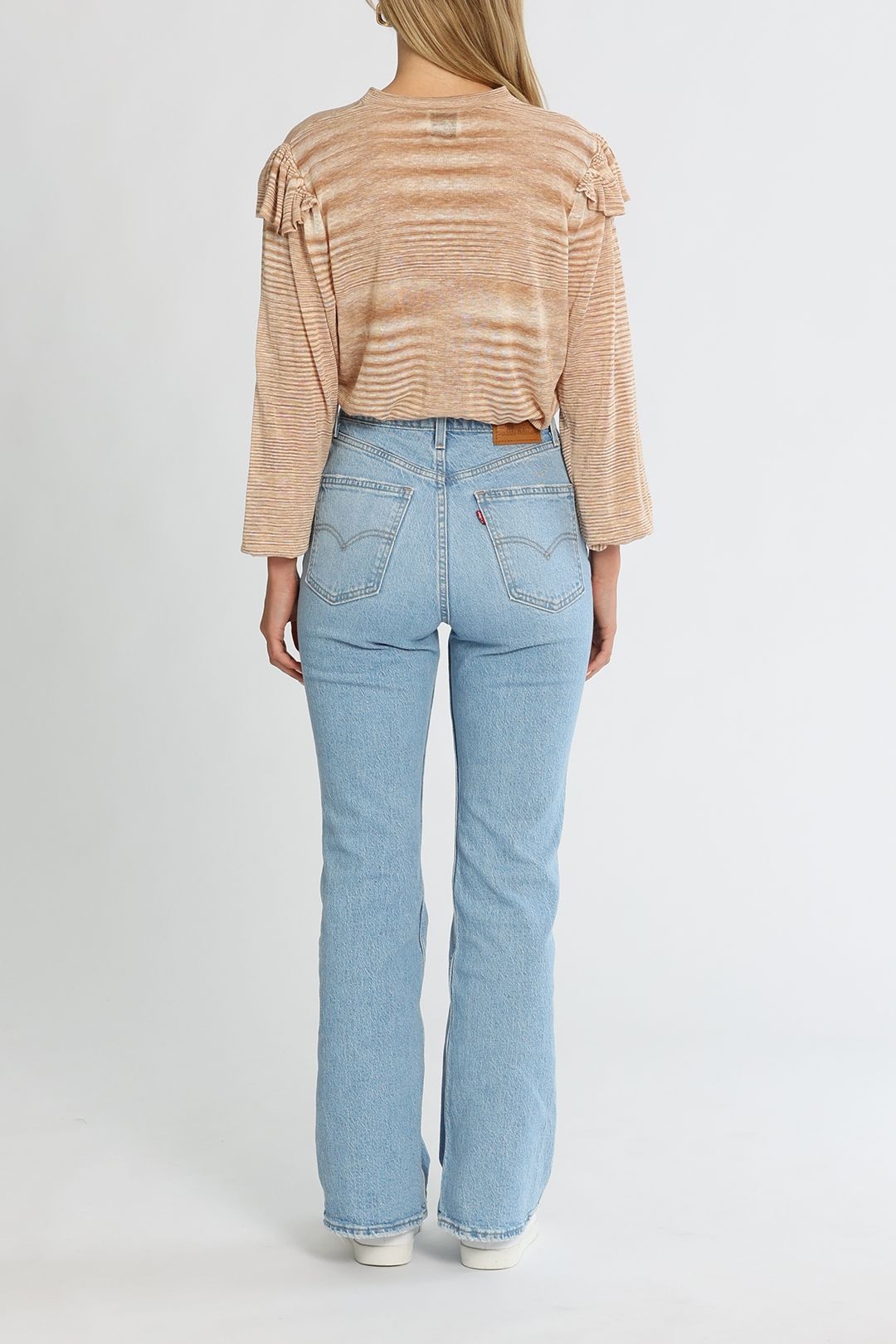 Frill knit jumper store
