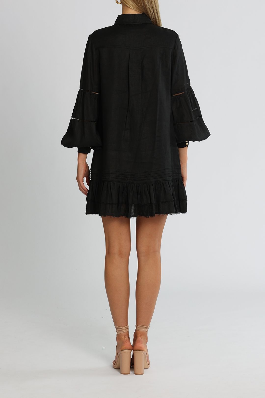 aje lotus shirt dress Aje Lotus Shirt Mini Dress
