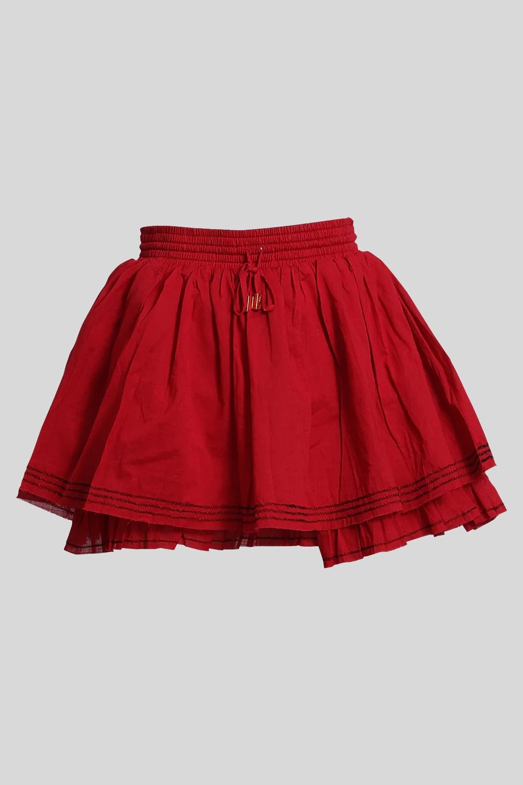 AJE - Mimosa Frill Short Pink Bottle Brush Skirt