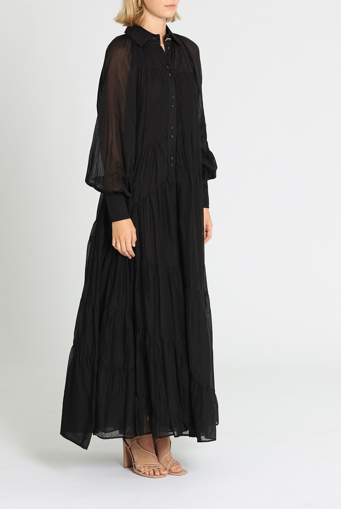 A line black maxi dress clearance