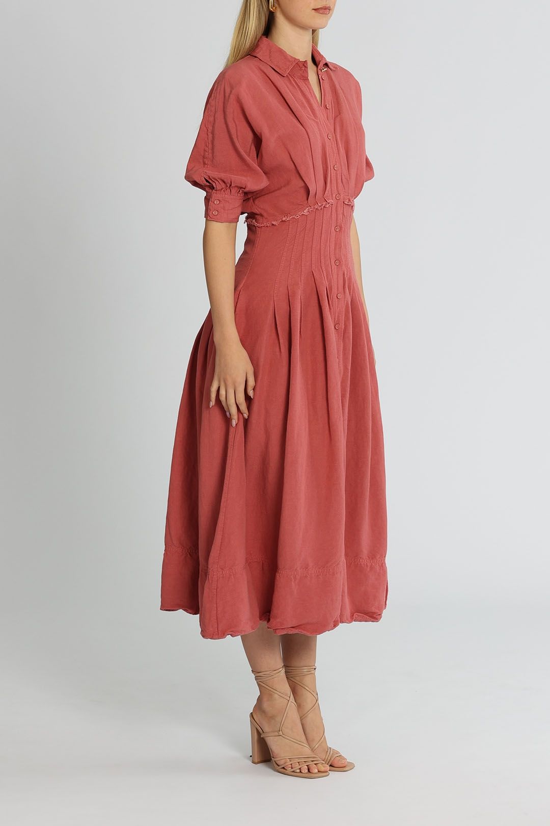 knee length dresses for ladies Arden Midi Shirt Dress – Marine Layer