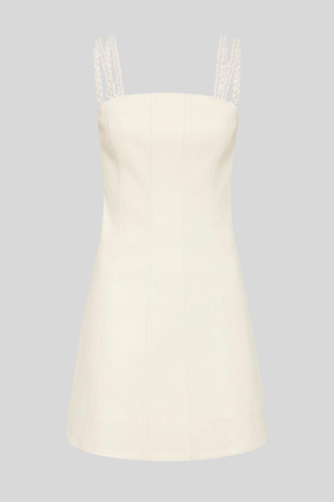 Dress Hire Party AJE Osa Braided Mini Dress White