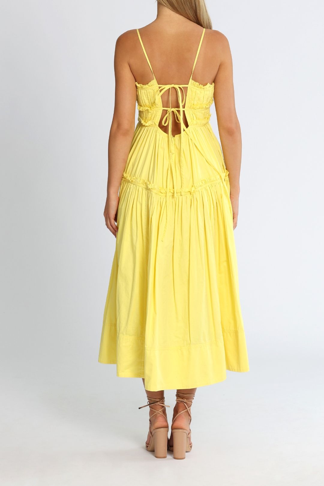 Hire Romance Midi Dress | AJE | GlamCorner