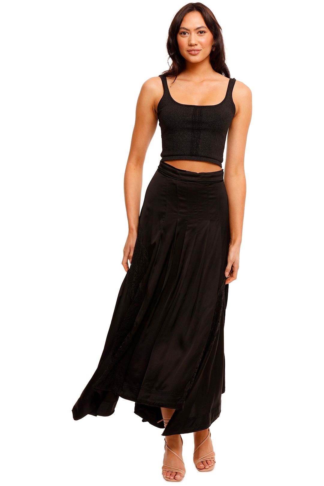 AJE Veil Skirt black