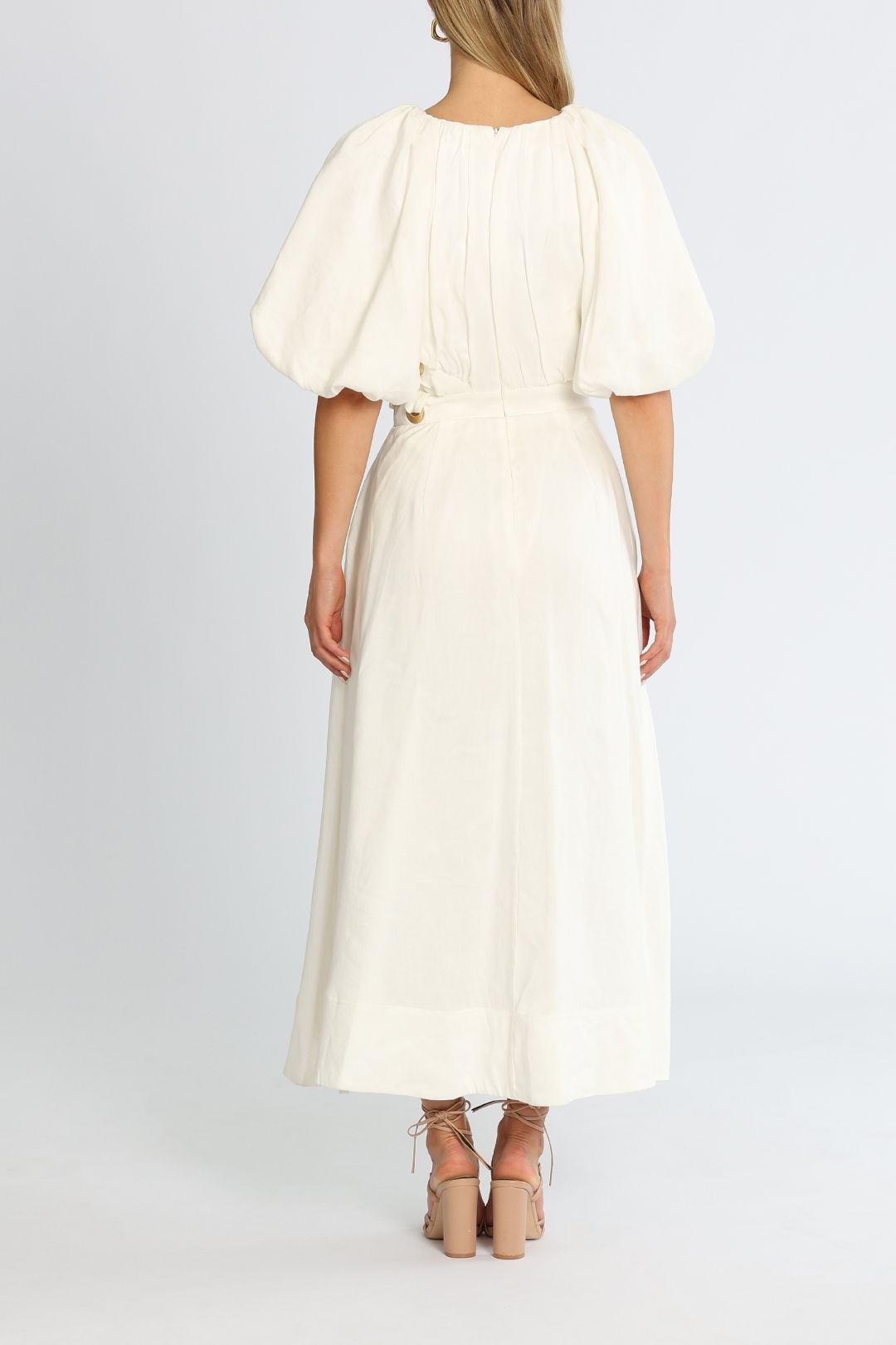 AJE Bonjour Asymmetric Midi Lime