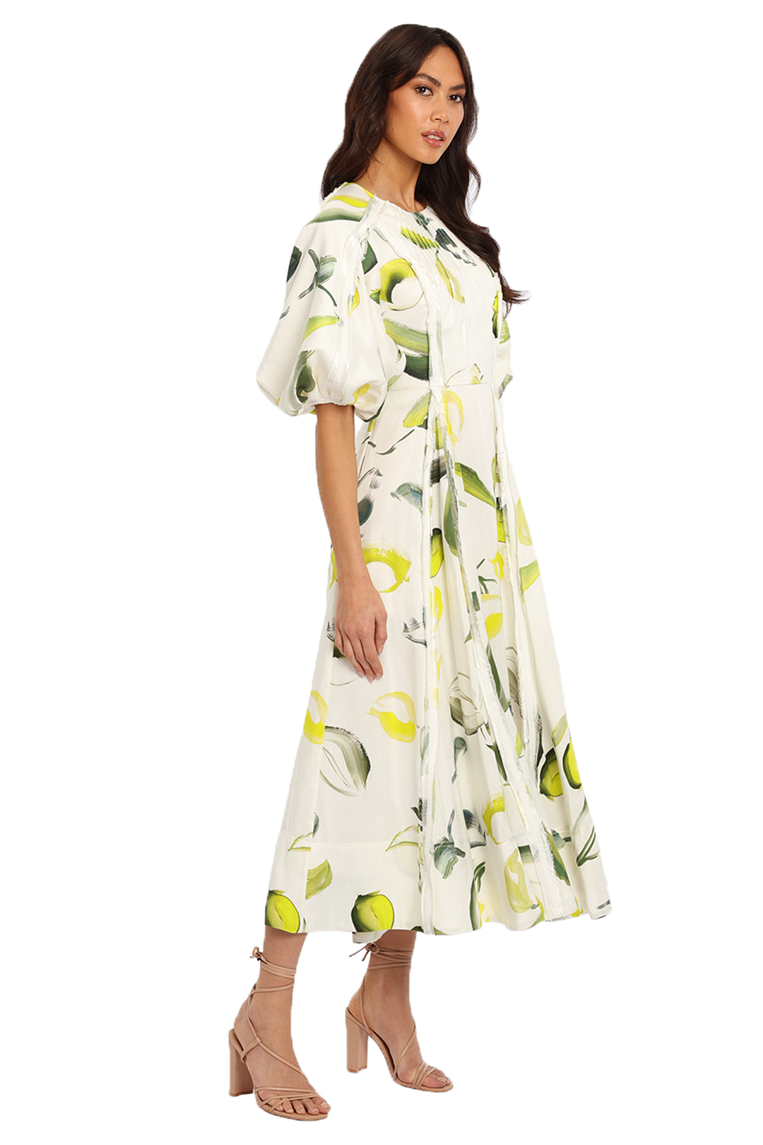 Hire Zest Midi Dress AJE GlamCorner