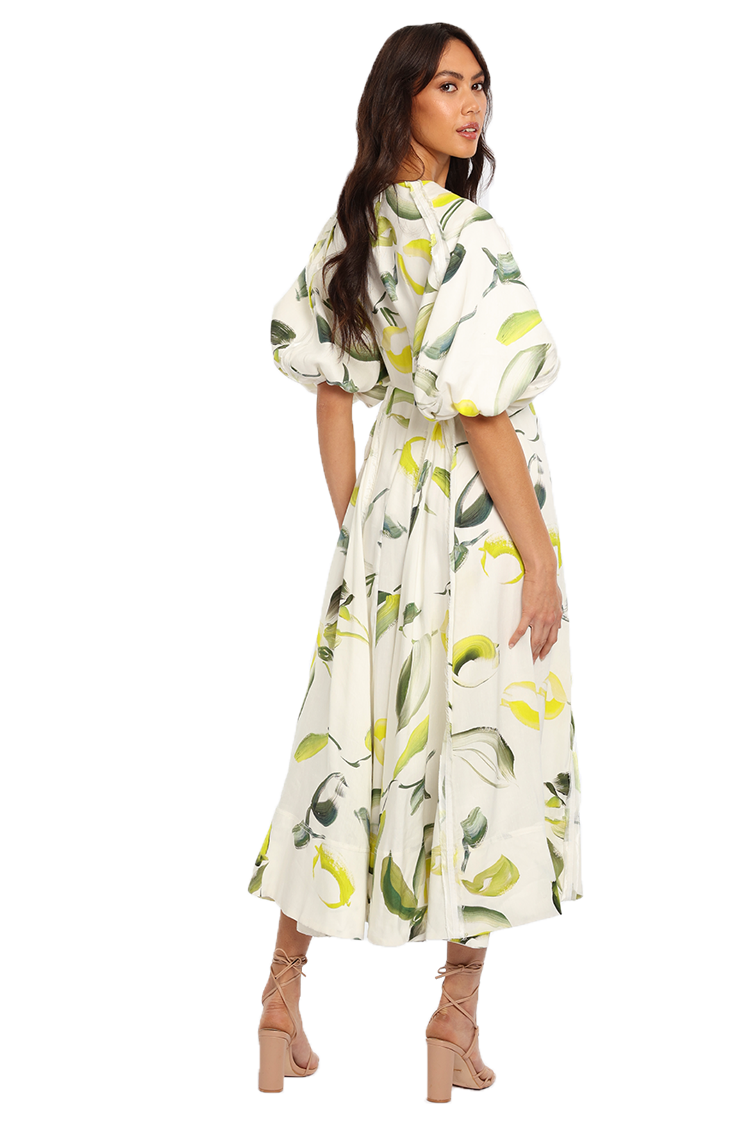 yellow and white midi dress Just Imagine Lemon Yellow Striped Midi Dress – Shop the Mint
