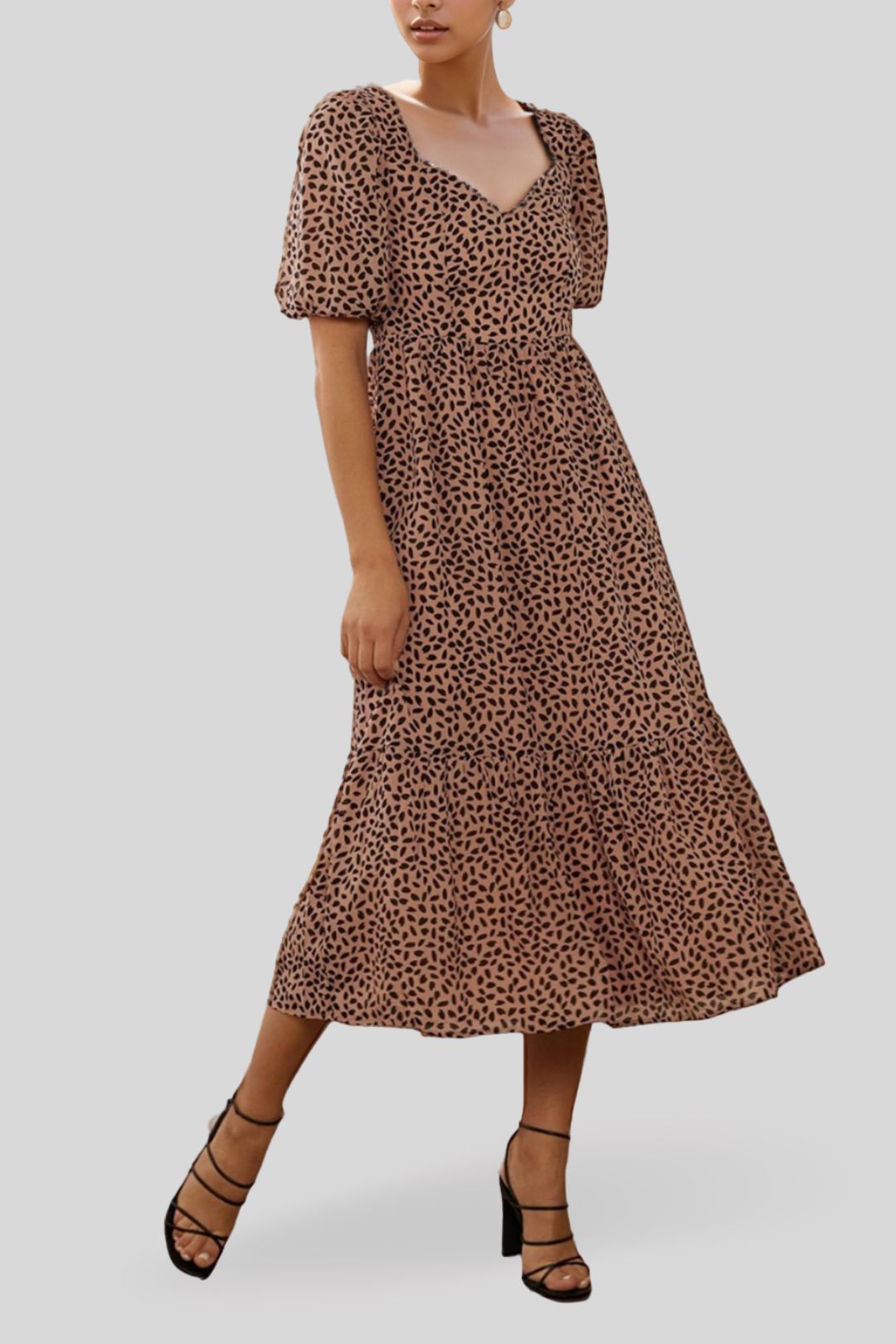 Alanna Puff Sleeve Maxi Dress
