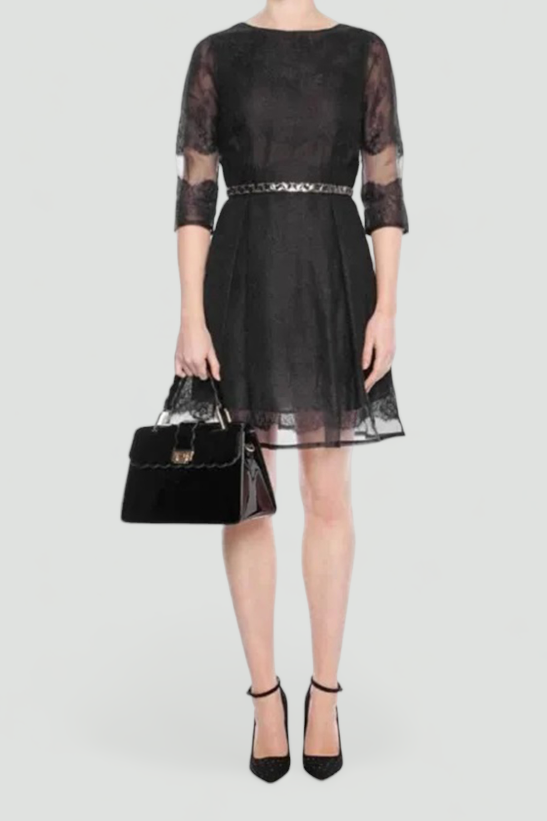 Alannah Hill Black Save Me Tonight Mini Dress