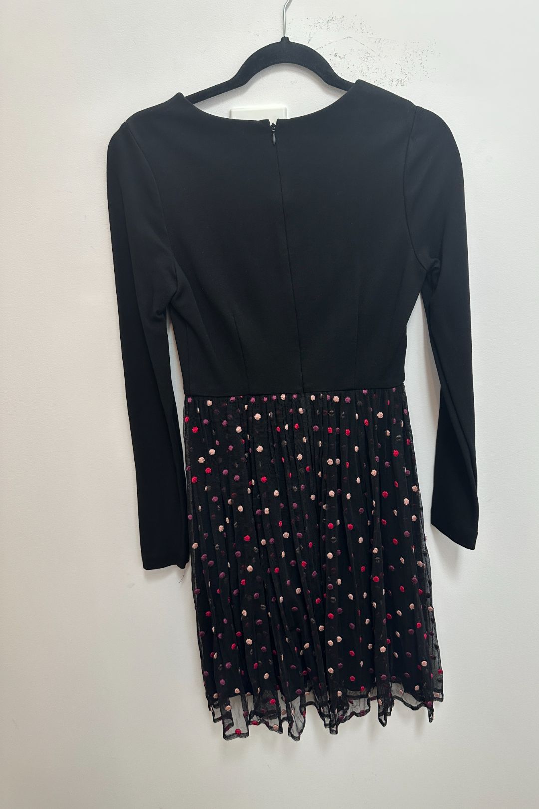 Buy Black Dress with Polka Dot Tulle Skirt, Alannah Hill