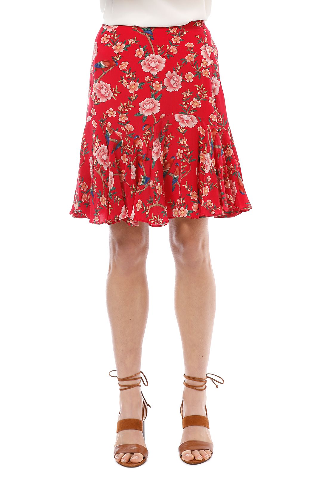 Alannah Hill - Own Wings Skirt - Red - Front Detail