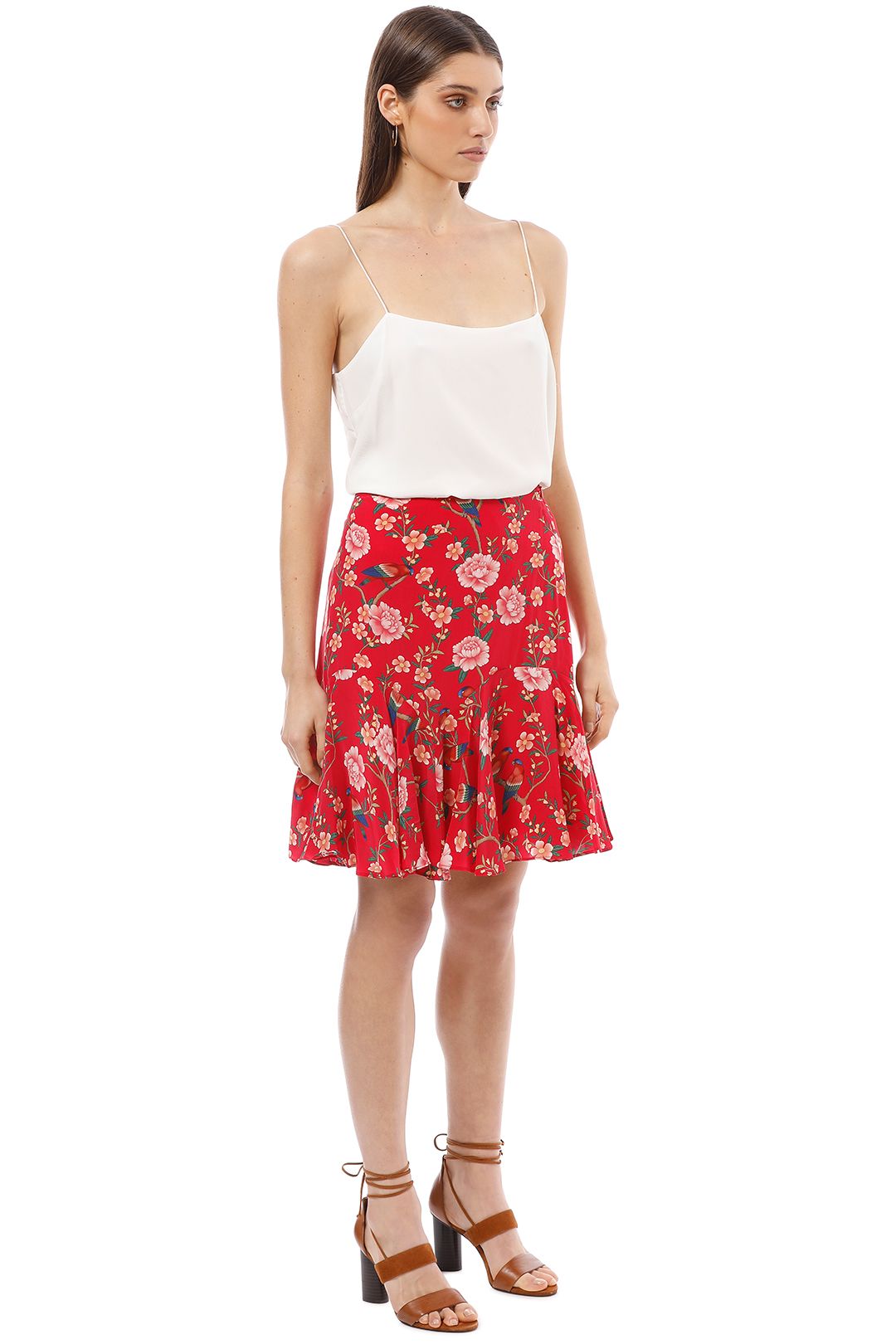 Alannah Hill - Own Wings Skirt - Red - Side