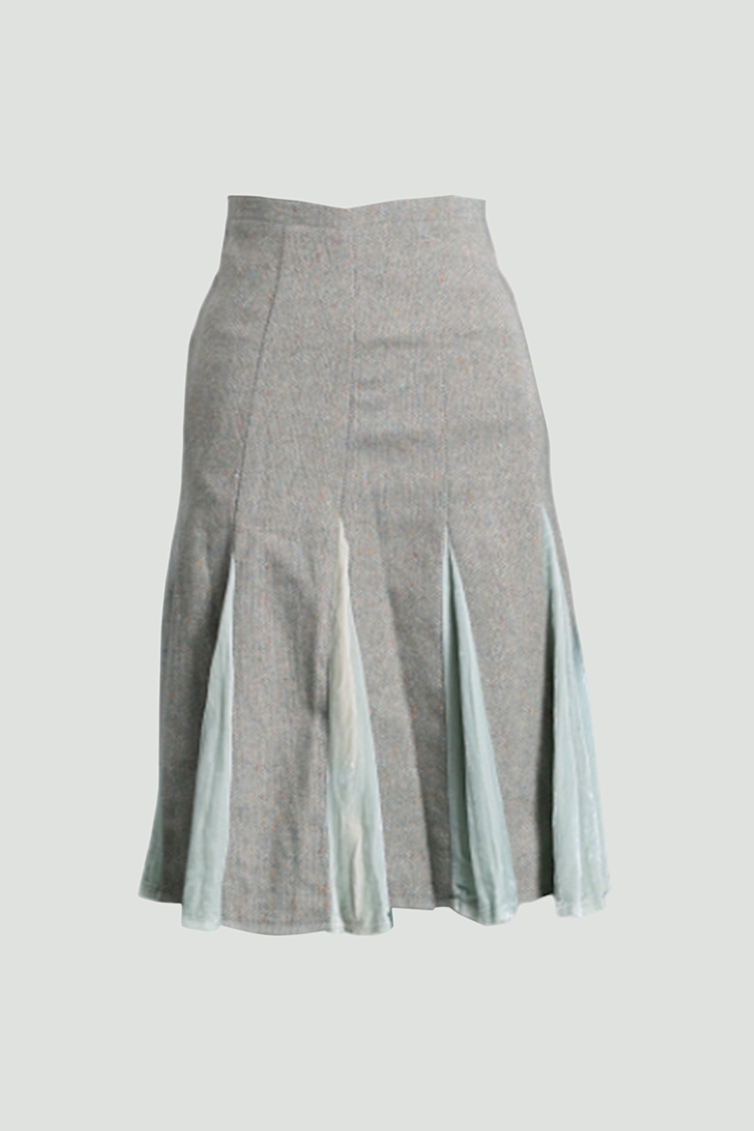 Buy Green Tweed Knee Length Skirt Alannah Hill GlamCorner