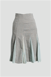 Alannah Hill Green Tweed Knee Length Skirt