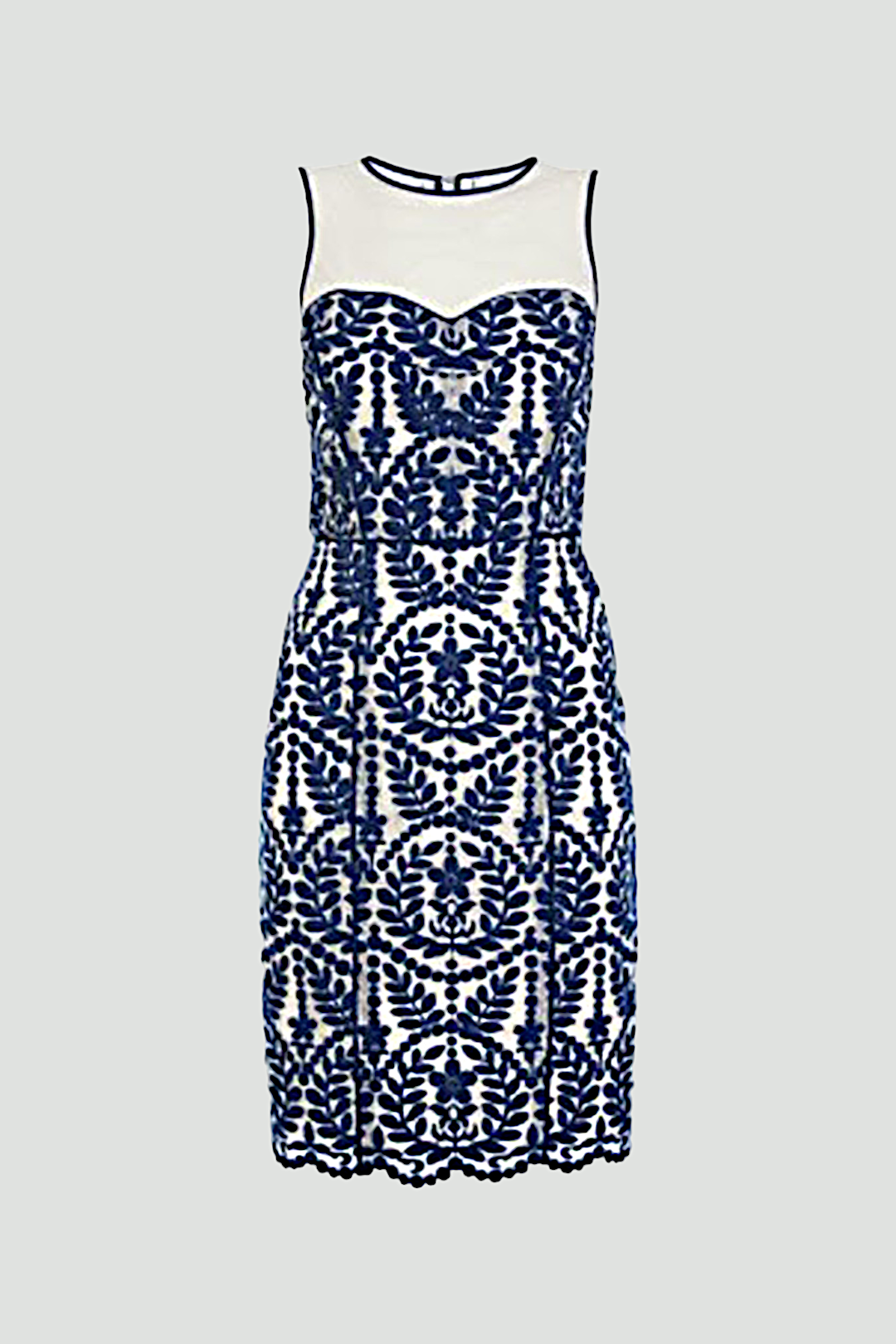 Alannah Hill Lucky Be A Lady Silk Dress in Blue