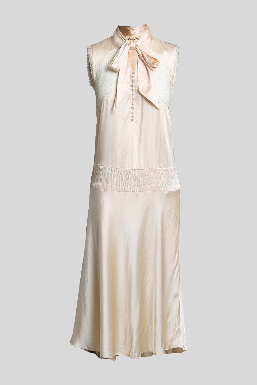 Buy Satin and Lace Dress in Cream Alannah Hill GlamCorner