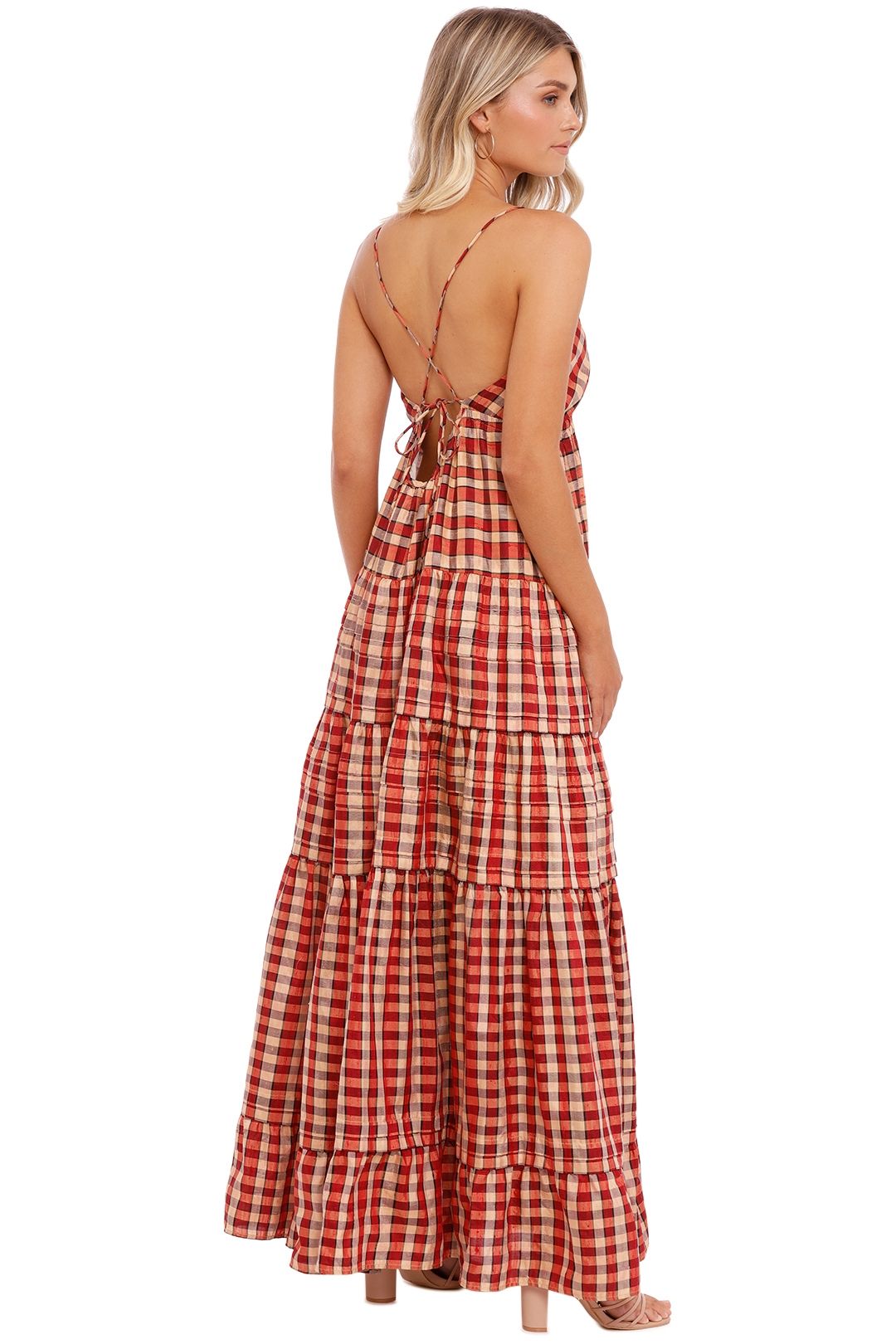 knee length dresses for ladies Edie Chiffon Maxi Bridesmaids Dress