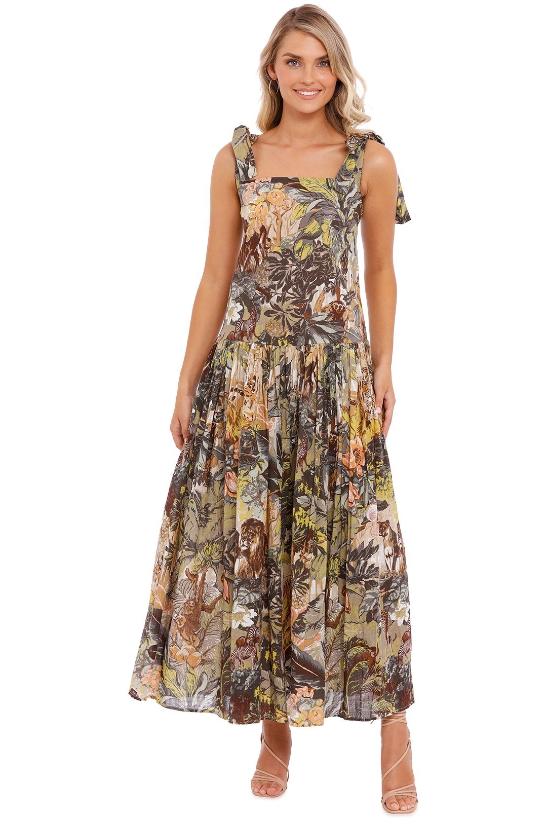 chinese dress ladies ALÉMAIS Leandra Corded Slip Midi Dress 8 AU/UK (4 US)