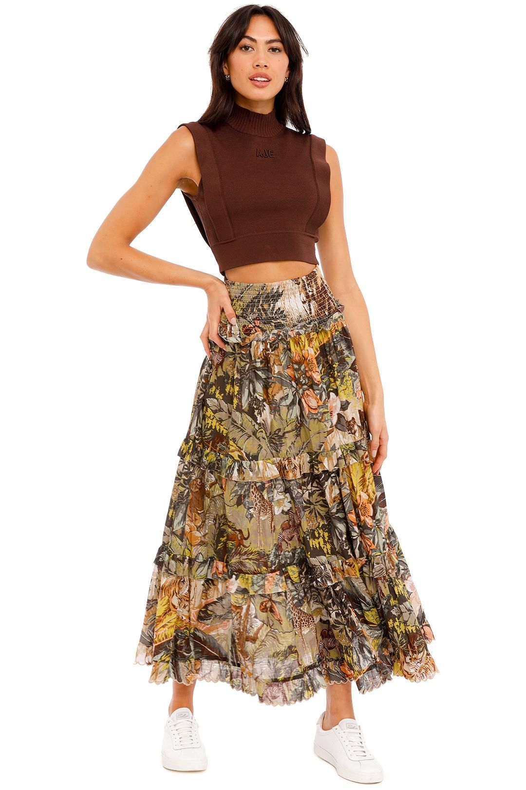Khaki skirt womens easy online