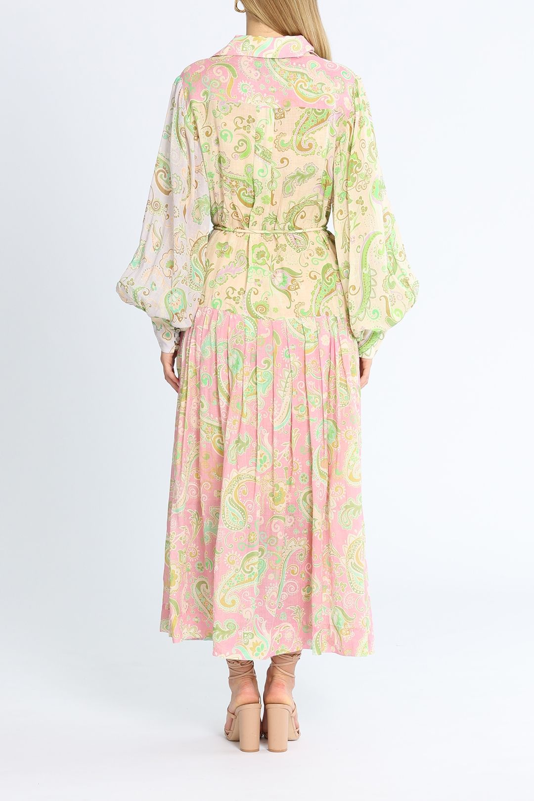 Fria Marlow Patchwork Shirt Dress