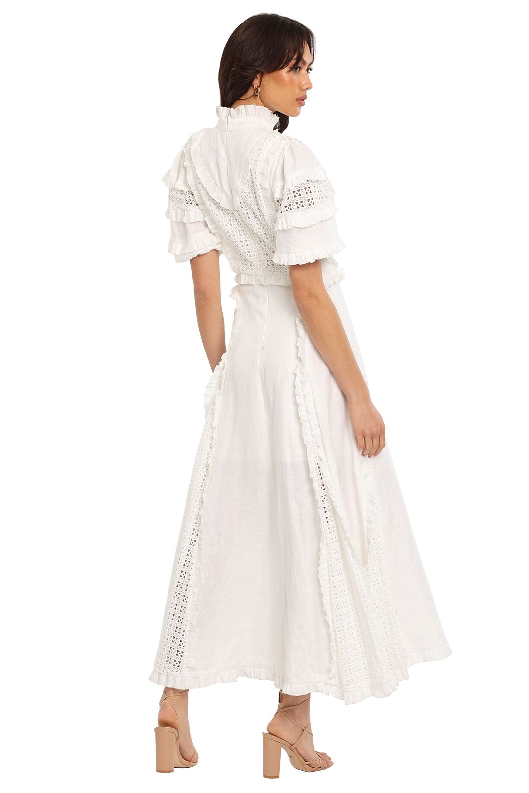 Rent Star Lace Spliced Dress | Alemais | GlamCorner