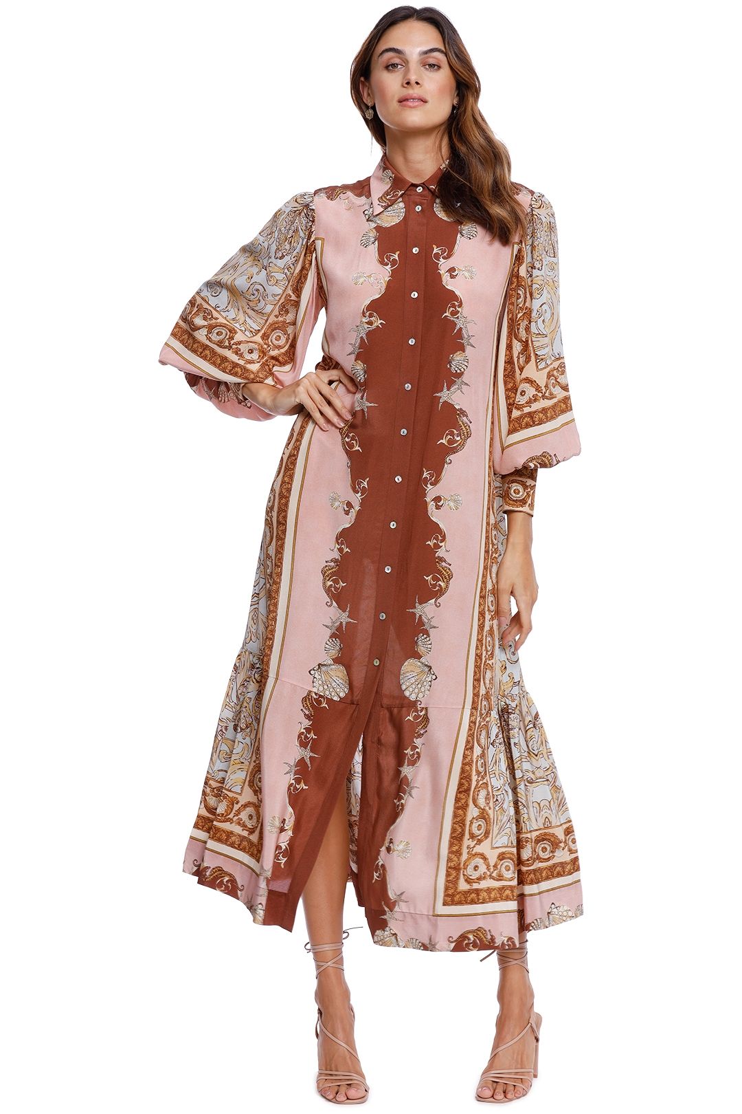knee length dresses for ladies MERCADO MIDI DRESS