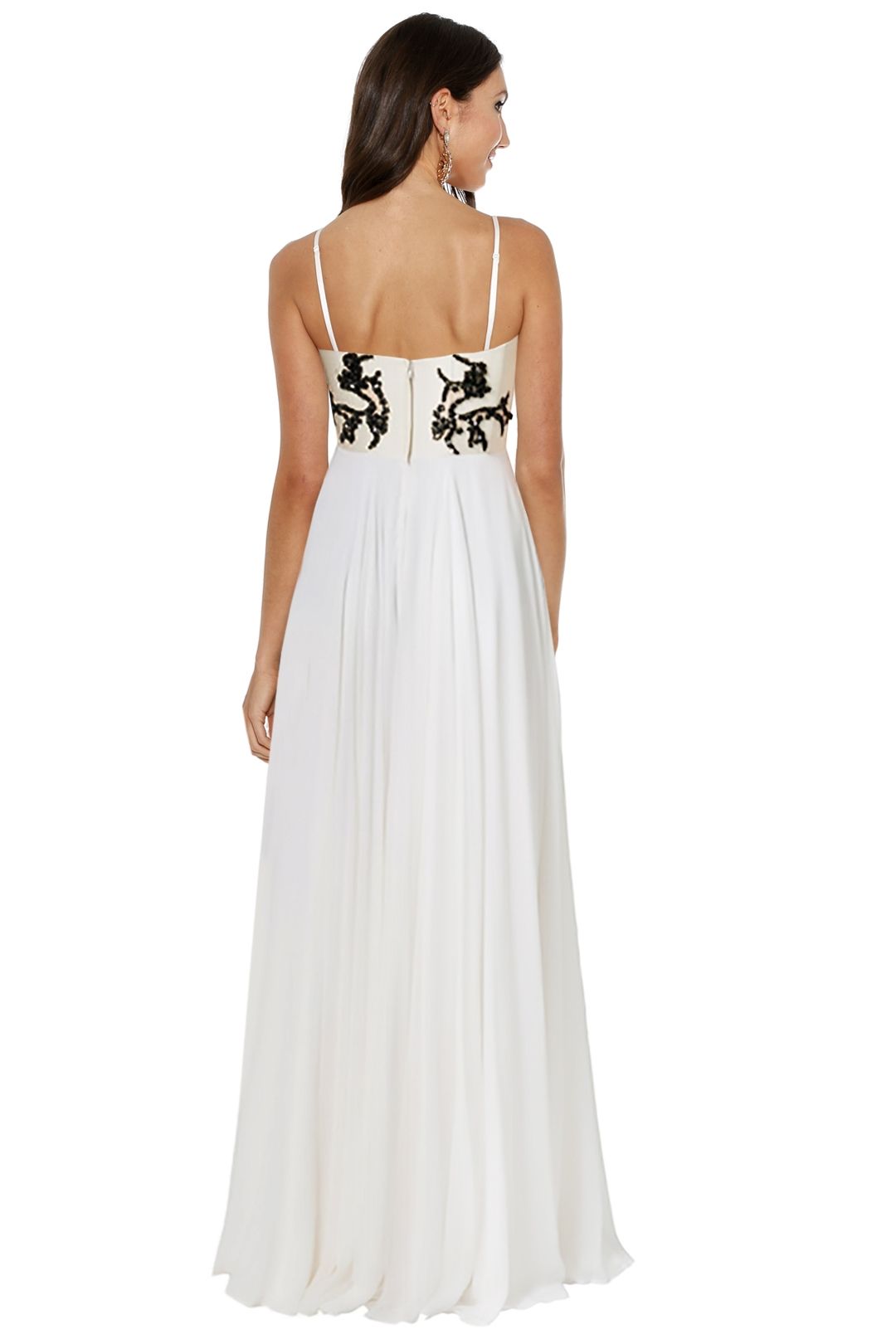 Alex Perry - Minerva Gown - White - Back