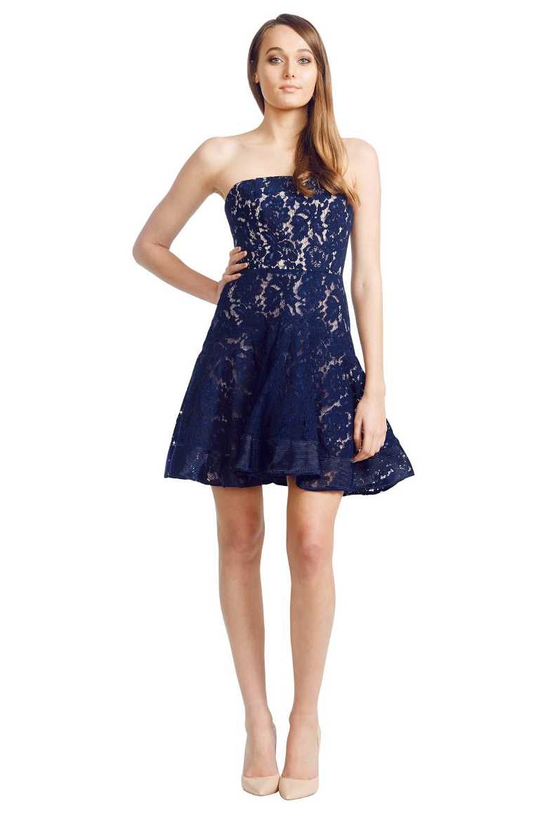 Missy Strapless Flip Dress by Alex Perry for Hire GlamCorner