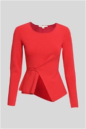 Alexander wang - Red Knit Wrap Top