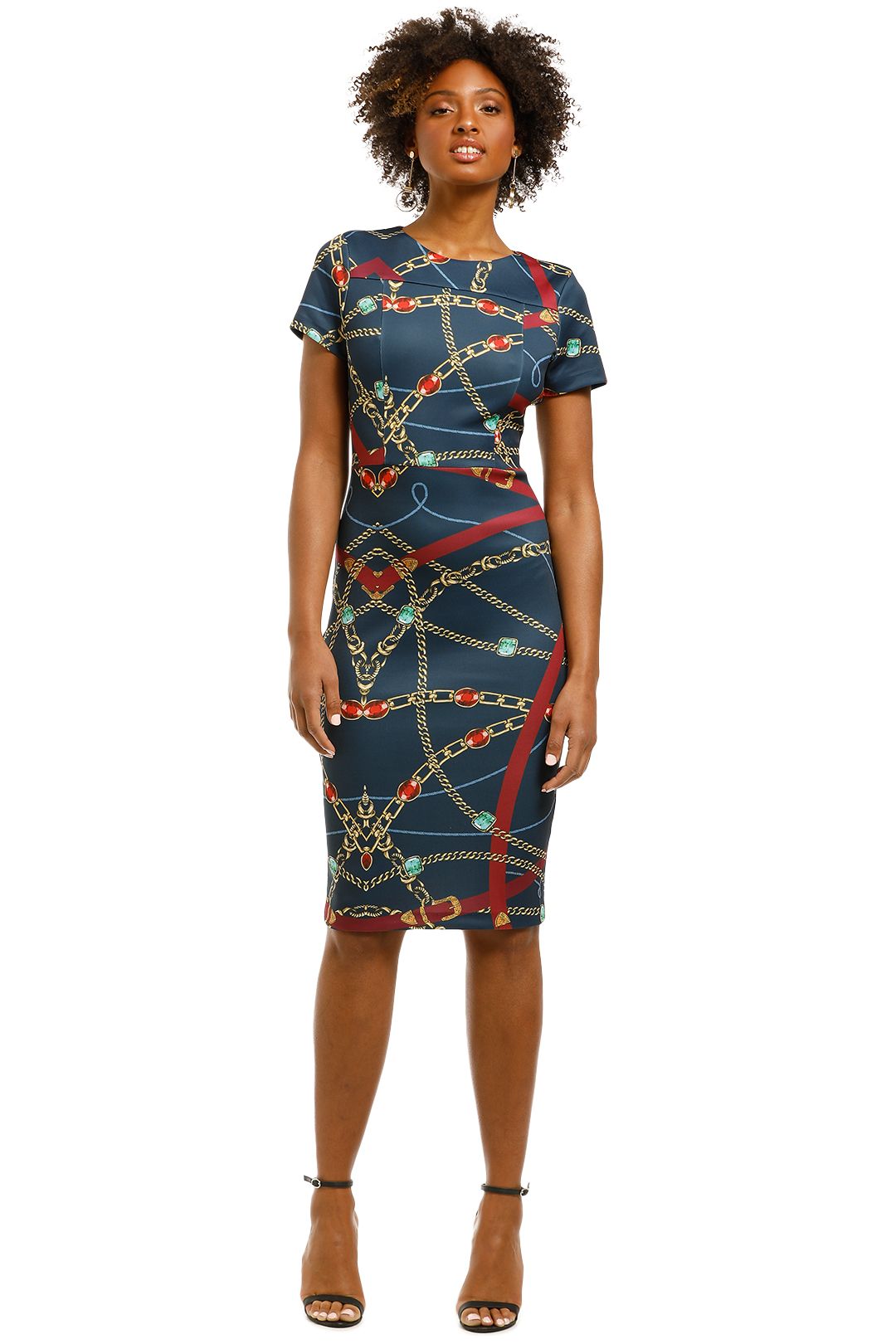 Alexia admor scuba midi sheath outlet dress