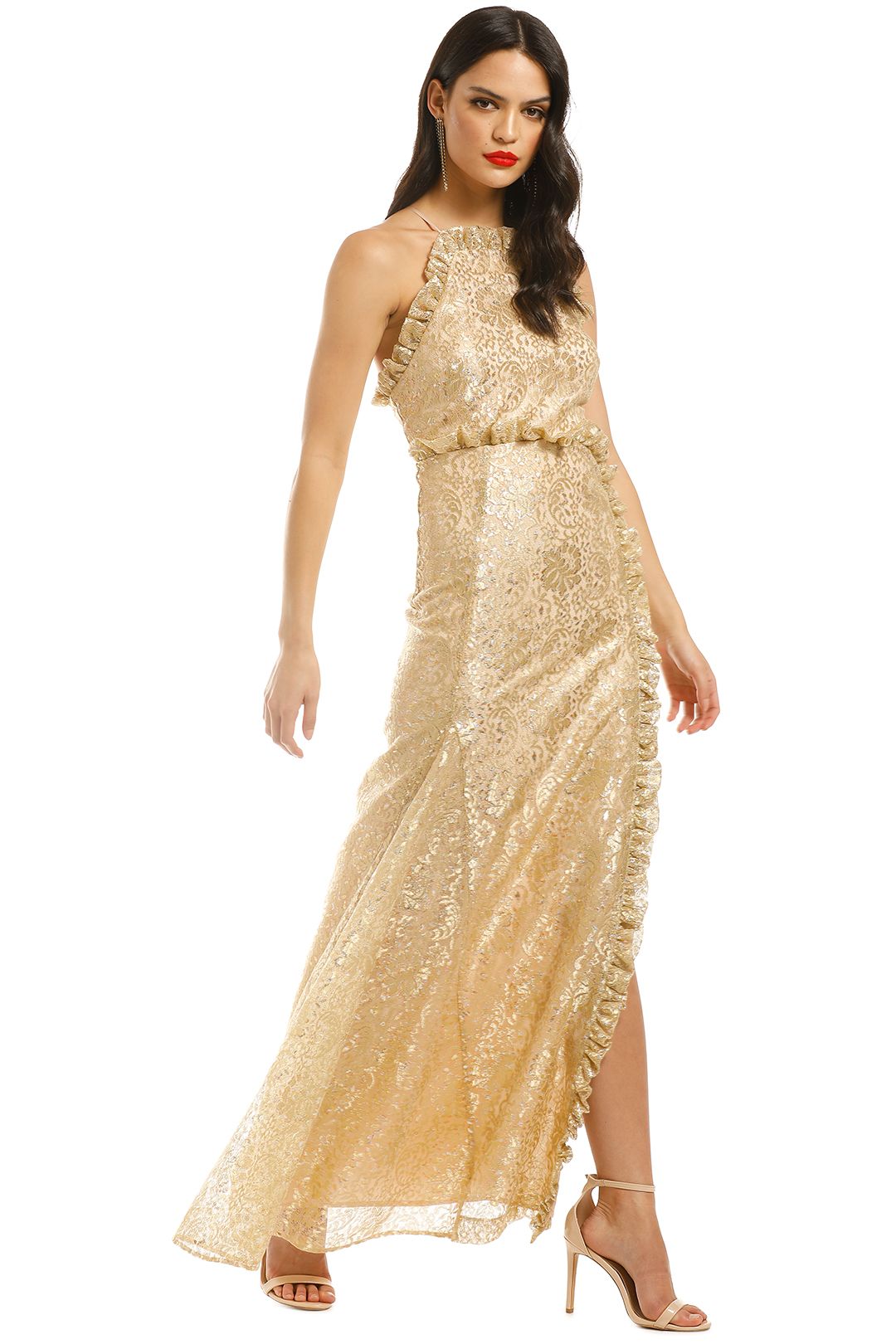 Realms Gown in Linen by Alice McCall for Rent GlamCorner